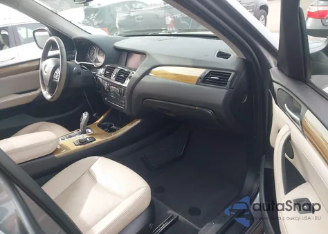 2014 BMW X3 xDrive28I z USA, uszkodzony, nr VIN 5UXWX9C54E0D42738